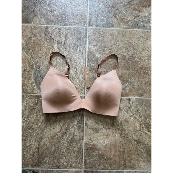 Skims Wireless Form Lightly Lined Bra Ochre 34DD - Picture 1 of 7